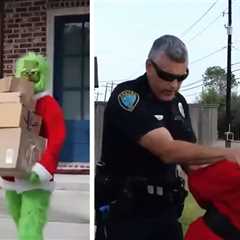 Texas Police Use Grinch to Warn Against Holiday Porch Thefts