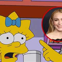 Lindsay Lohan Posts Teaser of Her Debut as Future Maggie on 'The Simpsons'
