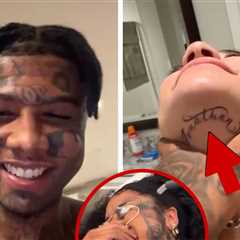 Blueface Shows Off New GF's Face Tat as Chrisean Lasers Away Hers