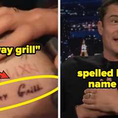 11 Famous People Who Got Tattoos With Spelling Or Grammatical Errors, And, Not Gonna Lie...It's A..