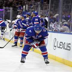 Adam Fox skates with Rangers for first time since injury in encouraging sign