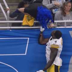 DK Metcalf suspended by NFL for taking swing at Lions fan