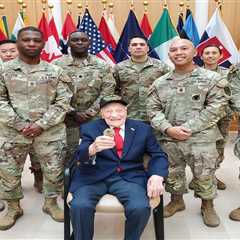 104-year-old World War II vet excited to perform national anthem for Islanders-Rangers game