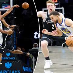 Nets’ improved defense no match for Steph Curry, Warriors as win streak ends at three
