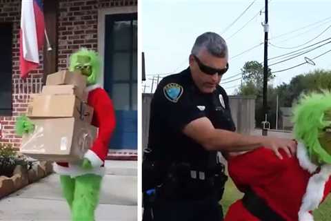 Texas Police Use Grinch to Warn Against Holiday Porch Thefts