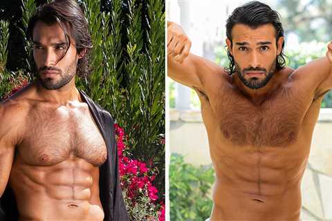 Britney Spears' Ex Sam Asghari Strips Down for Near-Naked Playgirl Cover