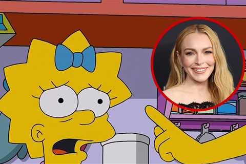 Lindsay Lohan Posts Teaser of Her Debut as Future Maggie on 'The Simpsons'