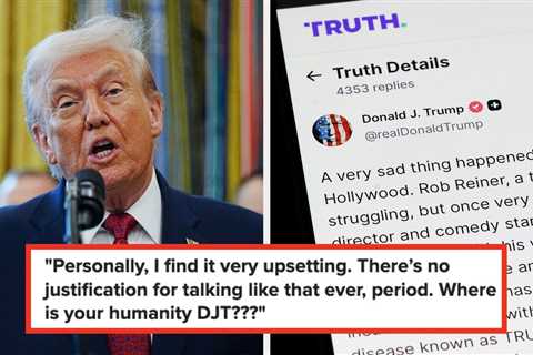 Even MAGA Voters Are Calling Trump's Remarks About Rob Reiner's Murder Classless And Disgusting