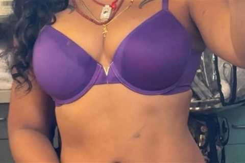 Guess the Sexy Star Szalling in Her Purple Bra!