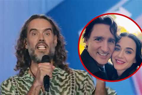 Russell Brand Slams Katy Perry's Relationship With Justin Trudeau on Video
