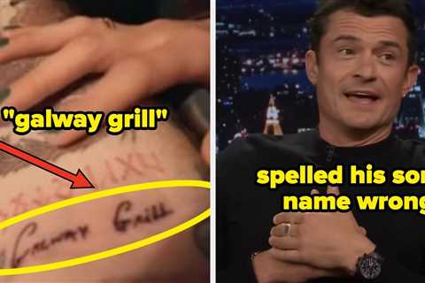 11 Famous People Who Got Tattoos With Spelling Or Grammatical Errors, And, Not Gonna Lie...It's A..