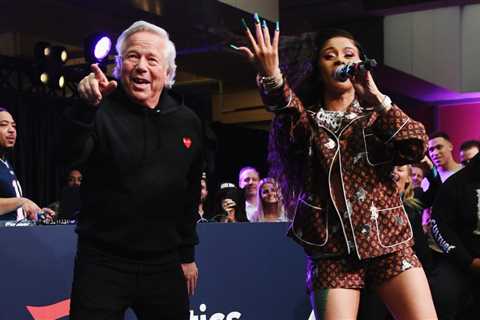 Cardi B Talks Trash to Ravens Fans With Robert Kraft After a Patriots Victory: ‘Going to Cancun’