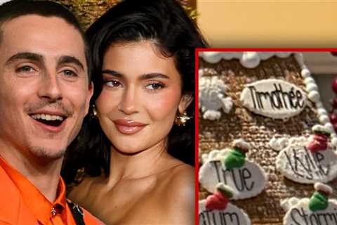 Timothee Chalamet & Kylie Jenner Go 'Gingerbread Official' For Christmas