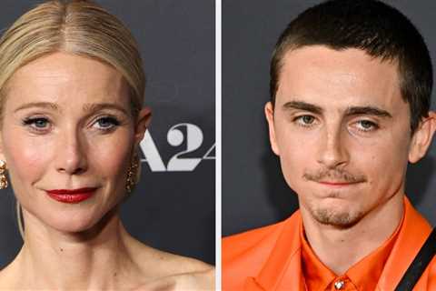 Gwyneth Paltrow Accidentally Dissed Timothée Chalamet With Unsolicited Skincare Tips, And It's..