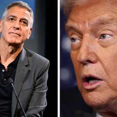 Donald Trump's George Clooney New Year's Eve Crashout Is Going Viral