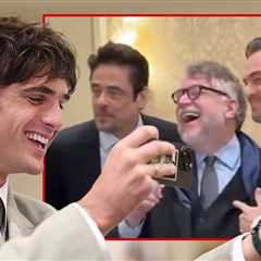 Jacob Elordi Flips Off Leonardo DiCaprio, Guillermo del Toro, Benicio Del Toro
