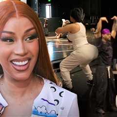 Cardi B Gets Ready For Tour In New Behind-The-Scenes Rehearsal Footage