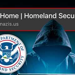 Nazis.us Website Redirects to Department of Homeland Security Page