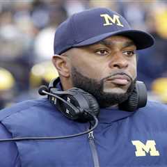 Michigan receiver claims teammates ‘blackmailed’ Sherrone Moore during affair scandal