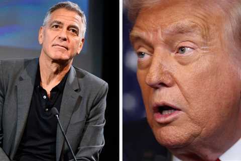 Donald Trump's George Clooney New Year's Eve Crashout Is Going Viral