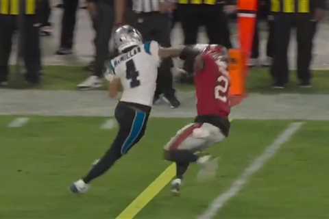Referees eviscerated for controversial Panthers penalty in crushing loss to Buccaneers