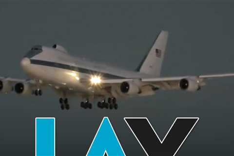 Presidential 'Doomsday Plane' Lands in Los Angeles, Provoking Panic