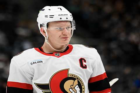 Senators’ Brady Tkachuk slams ‘bulls–t’ rumors surrounding Linus Ullmark’s absence