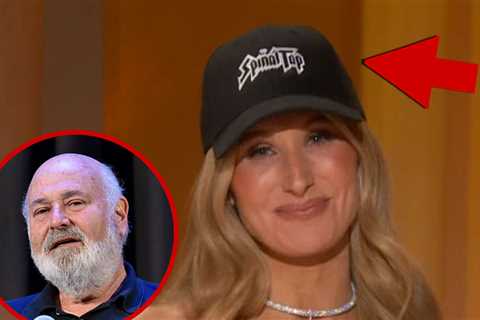 Nikki Glaser Wears 'Spinal Tap' Hat to Tribute Rob Reiner at Golden Globes