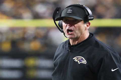 The John Harbaugh sweepstakes has begun as Giants wait to take their swing