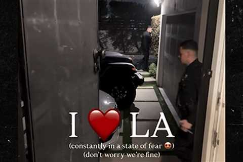 Trespasser Nabbed Outside Madison Wyborny & Leah Peters' L.A. Home, on Camera