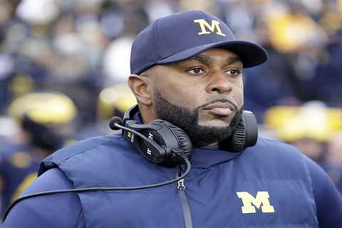Michigan receiver claims teammates ‘blackmailed’ Sherrone Moore during affair scandal