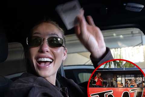 Alix Earle Hopped on TMZ Tour Bus to Dodge Pics Outside Plastic Surgeon's Office