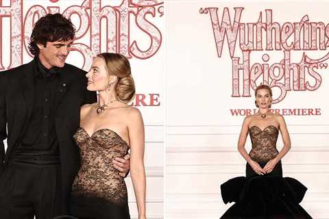 Jacob Elordi & Margot Robbie Stun at 'Wuthering Heights' Premiere, See Pics
