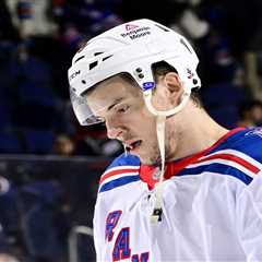 How the Rangers’ decline has short-circuited Matt Rempe’s electric impact