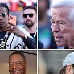 Travis Scott, Billie Joe Armstrong, and More Celebs Pack Out Super Bowl LX