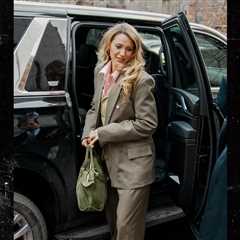 Blake Lively and Justin Baldoni Arrive at Court for Mediation