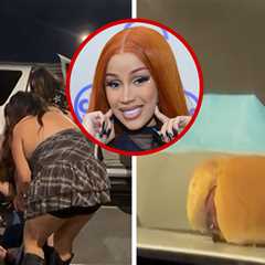 Cardi B Concert Fight Ends With Hot Dog Left on Hood of Bystander's Car, on Video