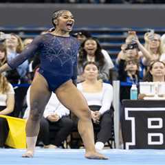 Perfect! Another Jordan Chiles 10 powers UCLA gymnastics