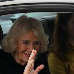 Queen Camilla Ignores Questions at Royal Outing About Ex-Prince Andrew's Arrest