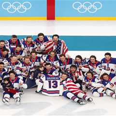 Team USA brings Johnny Gaudreau’s kids into team photo in heartfelt tribute after gold medal win