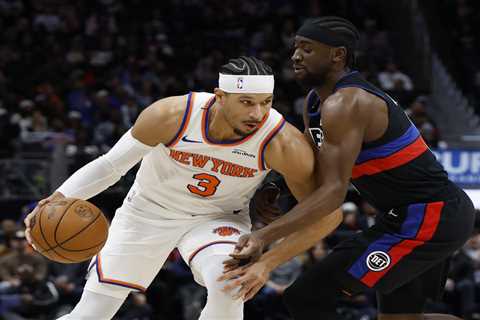 Knicks’ Josh Hart exits early after reinjuring right ankle again