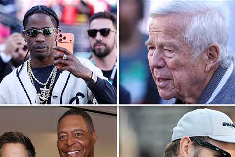 Travis Scott, Billie Joe Armstrong, and More Celebs Pack Out Super Bowl LX