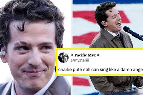 Here's How The Internet Reacted To Charlie Puth Singing The National Anthem At The Super Bowl