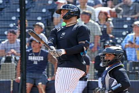 Yankees’ Austin Wells, Giancarlo Stanton belt homers off new reliever fighting for spot