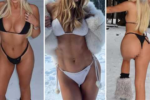 Hot Babes In Cold Snow Guess Who!