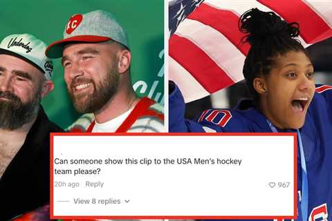 Travis And Jason Kelce Are The Latest Celebrities To Heap Praise Onto The US Women’s Hockey Team,..