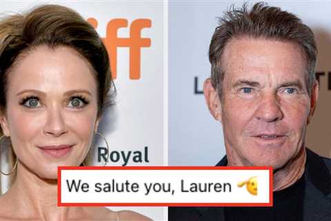 Dumb & Dumber Star Lauren Holly's Brutal Response To Dennis Quaid And Ted Cruz's Awkward Photo Op..