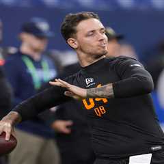 Carson Beck booed by crowd at NFL combine in wild scene