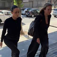 Bianca Censori Arrives at Court for Kanye West's Case Fully Covered Up, on Video
