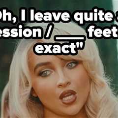 Can You Finish The Lyrics To These Sabrina Carpenter Songs?